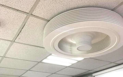 Pose d’un ventilateur Exhale sur faux plafond et surfaces non planes