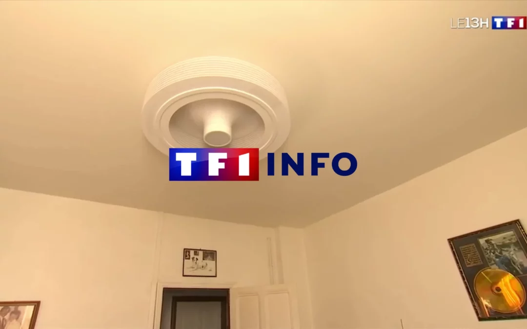 Reportage TF1 du 9 juillet 2026 : le brasseur d'air de plafond séduit particuliers et bailleurs.